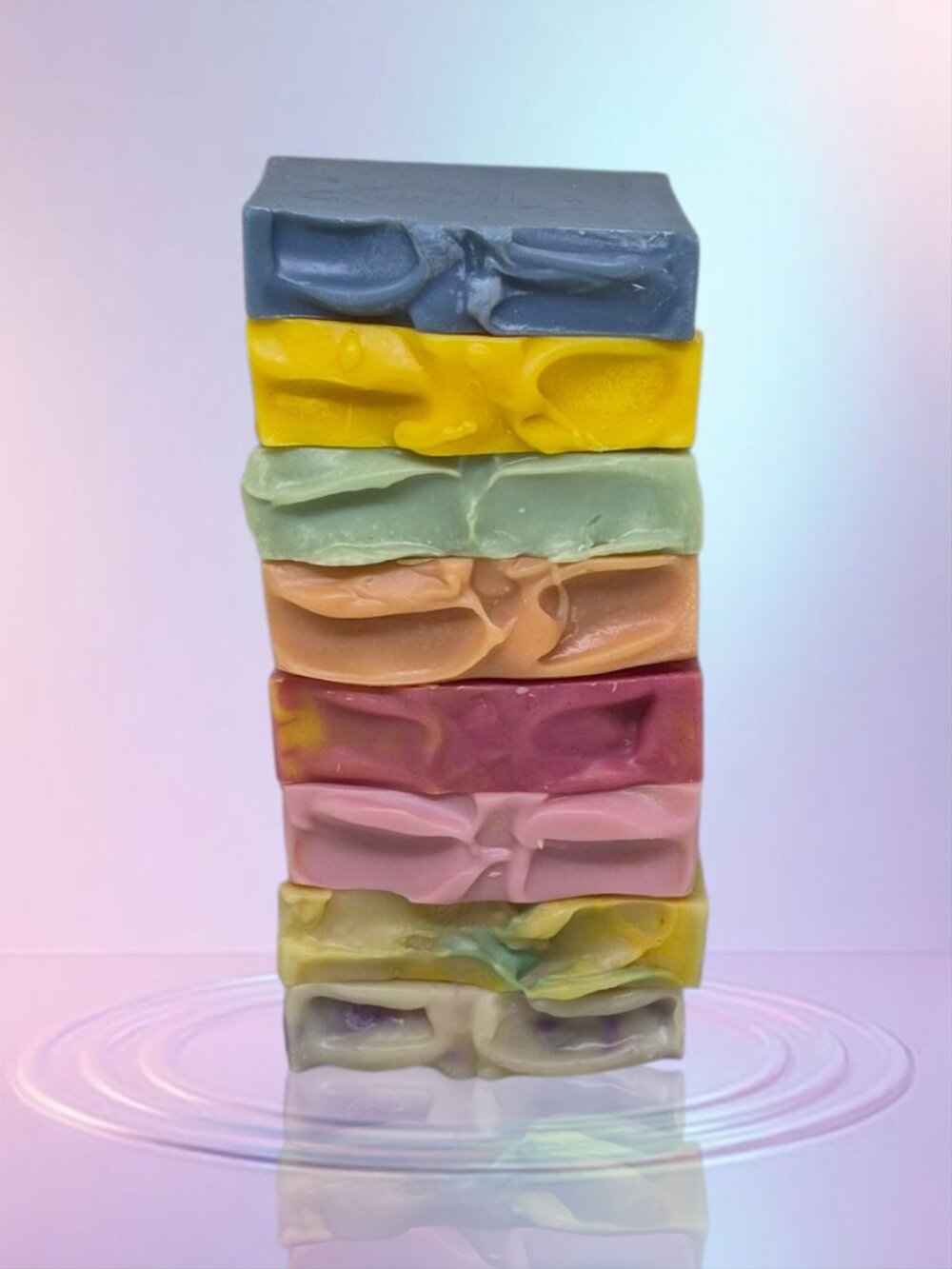8 Handmade Scented Soap Bars, Natural Assorted Moisturizing Scents, 4-5 oz each